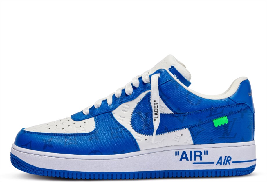 Air Force 1 x Louis Vuitton Low By Virgil Abloh White Blue Klekt