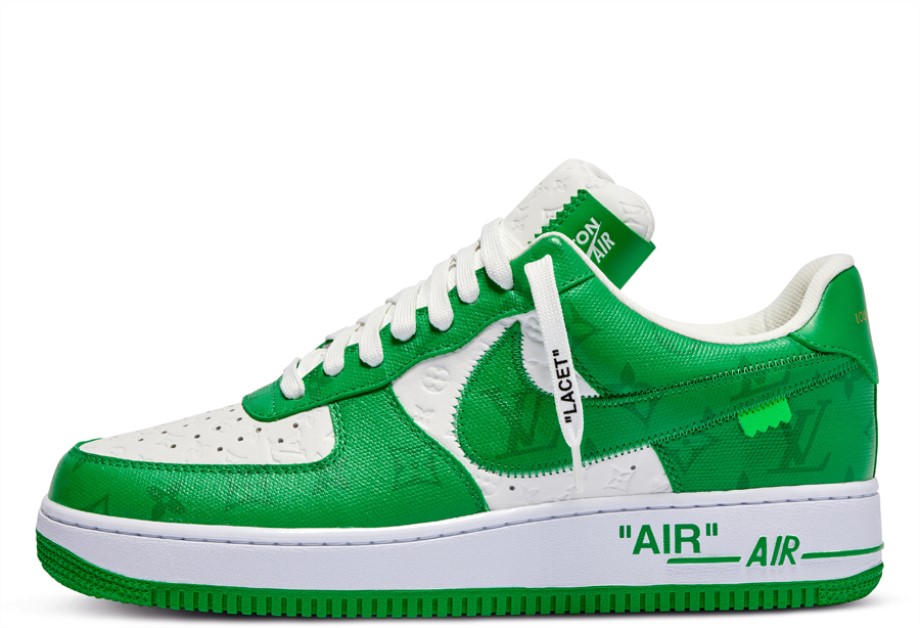 Air Force 1 x Louis Vuitton Low By Virgil Abloh White Green Klekt