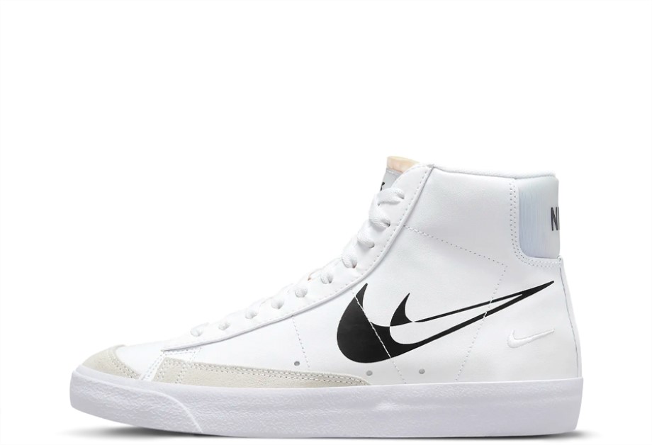 Blazer Mid 77 WMNS Dual Swooshes White Black Klekt