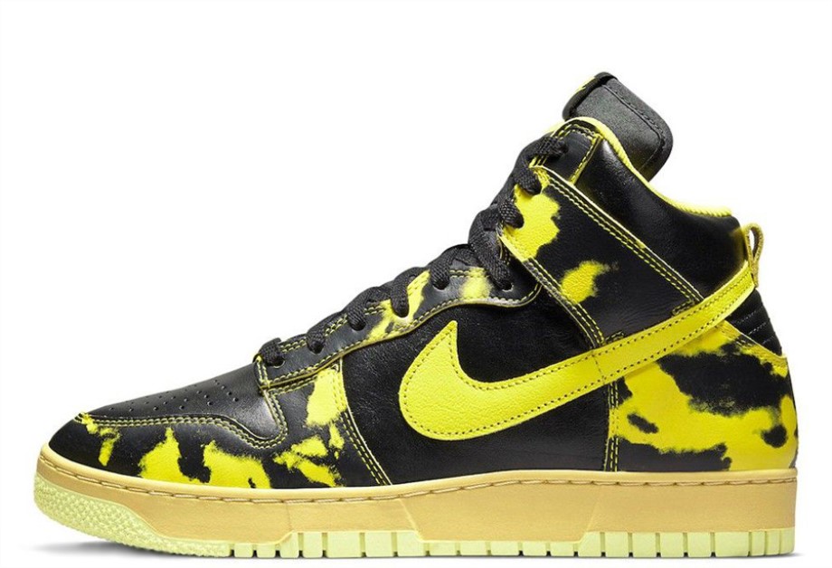 Dunk High 1985 Yellow Acid Wash Klekt