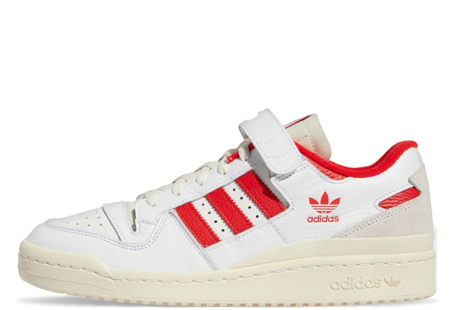 Forum 84 Low White Vivid Red Klekt