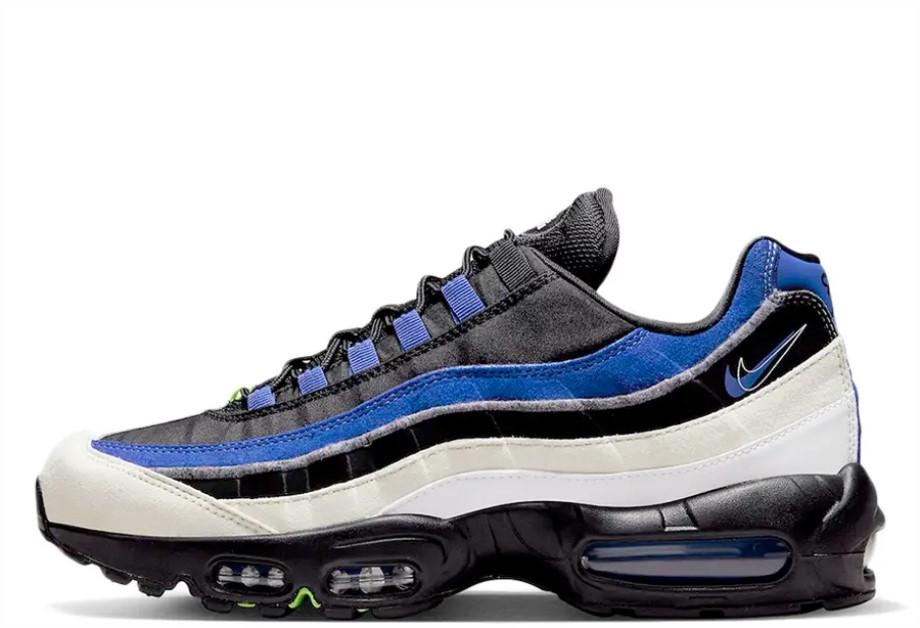 Klekt 95 Double Swooshes Black Blue