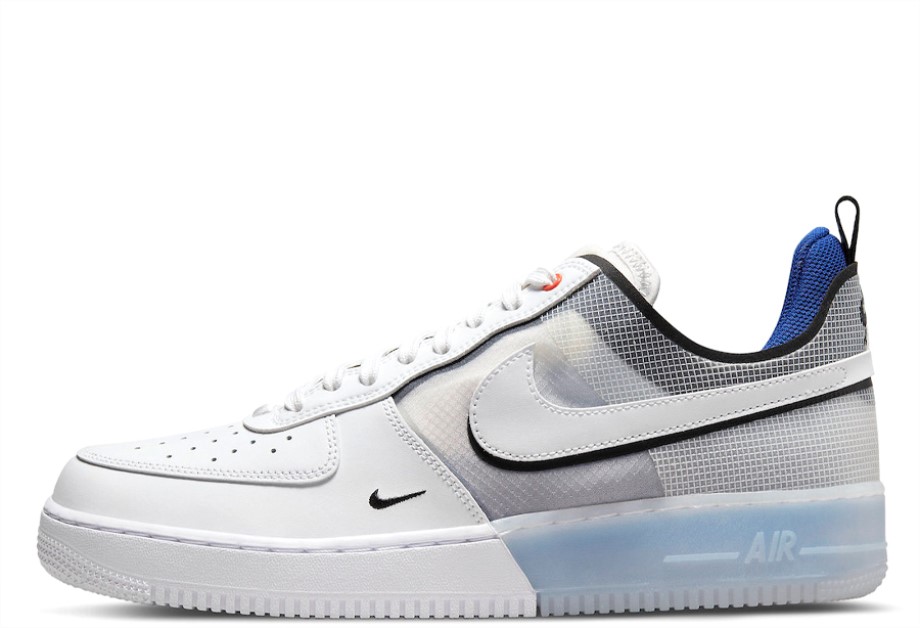 Klekt Air Force 1 React White Photo Blue