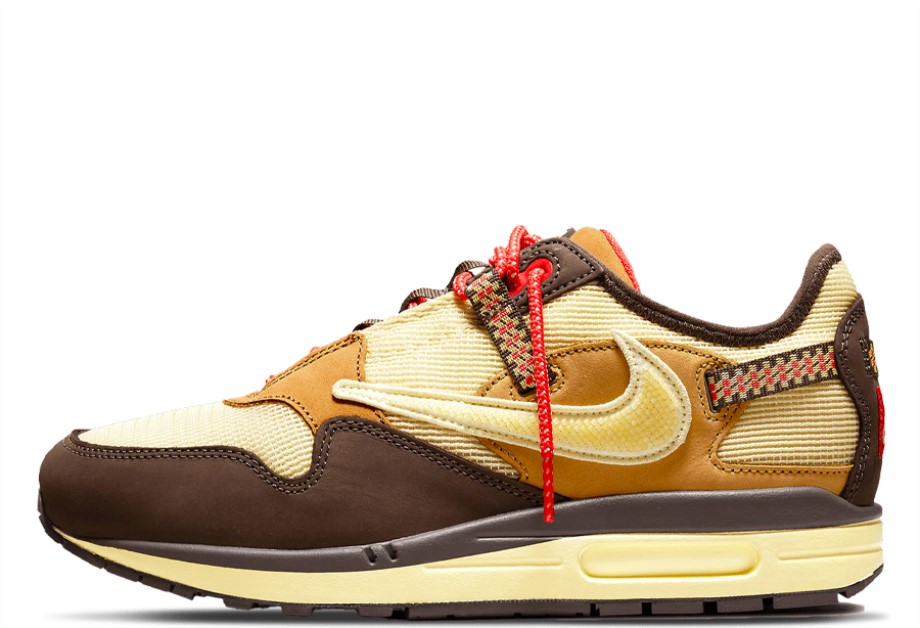 Klekt Air Max 1 X Travis Scott Cactus Jack Baroque Brownt