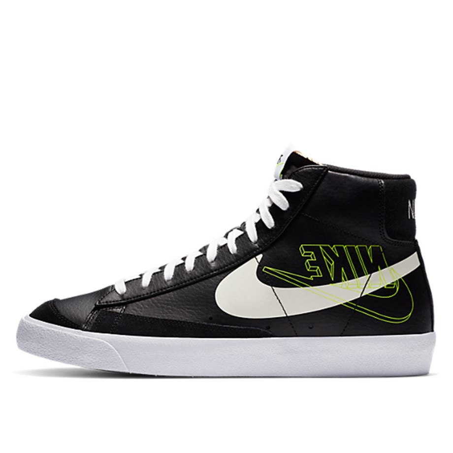 Klekt Blazer Mid 77 Black Reverse Logo