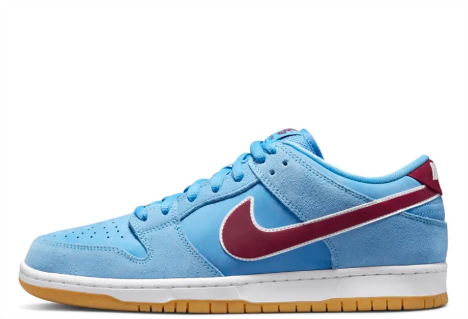 Klekt Dunk Low Valour Blue Team Maroon