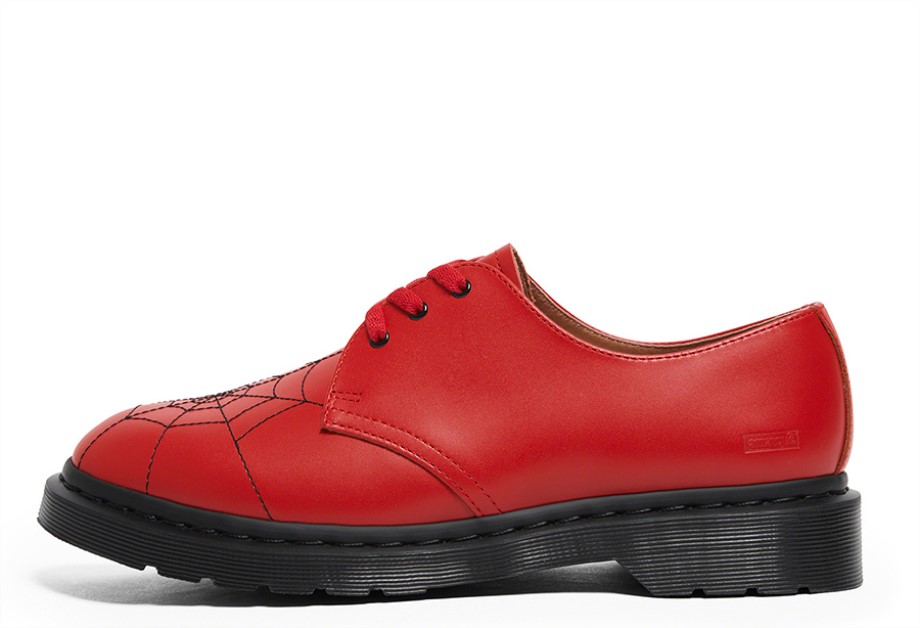 Klekt x Dr. Martens Spiderweb 3-Eye Shoe Red (SS22)