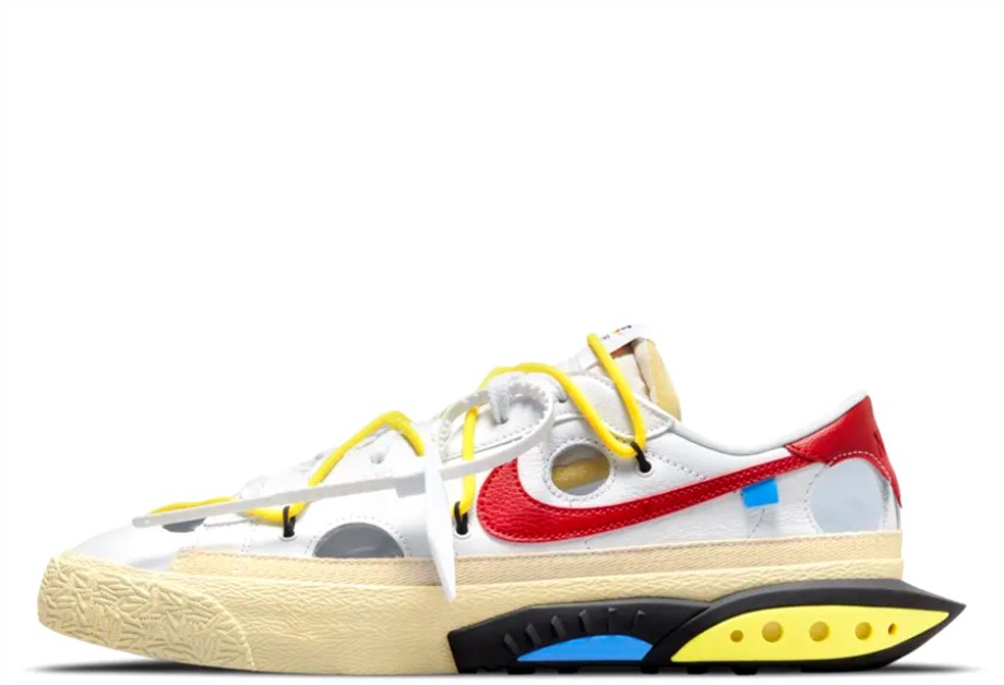 Klekt x Off-White Blazer Low White and University Red