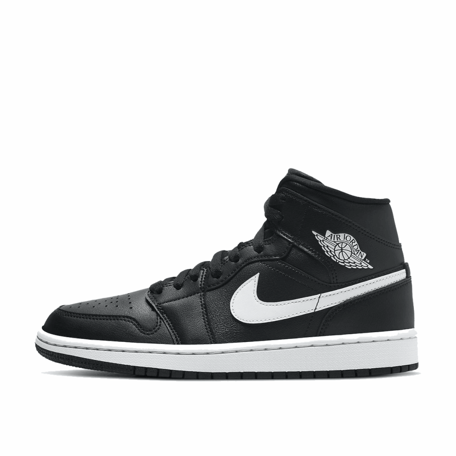 WMNS 1 Mid Black White Klekt