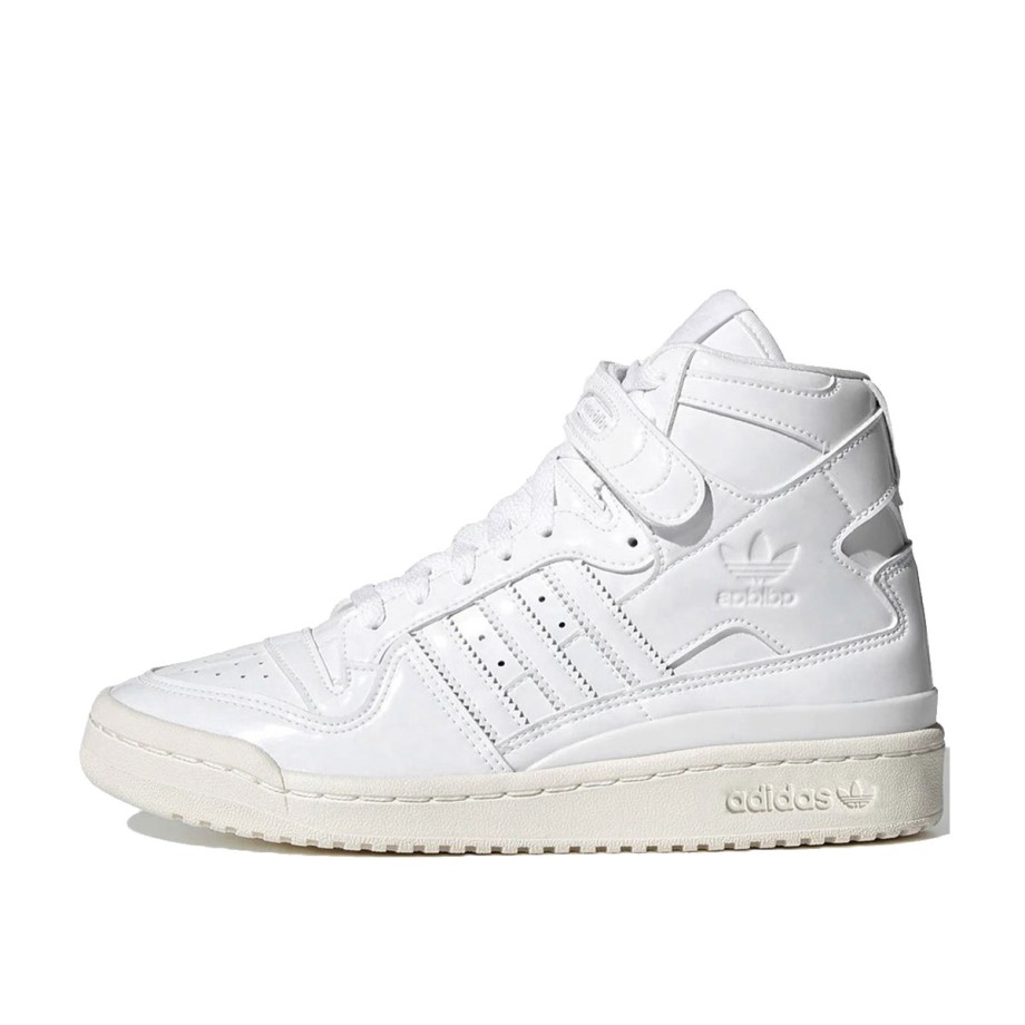 WMNS Forum 84 High Triple White Patent Leather Klekt