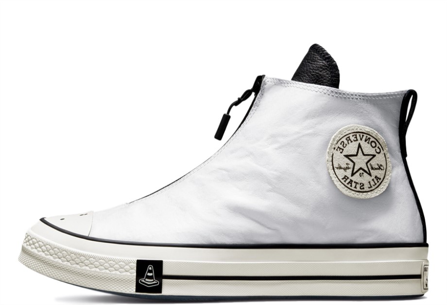 x Joshua Vides Chuck 70 High White Blackt Klekt