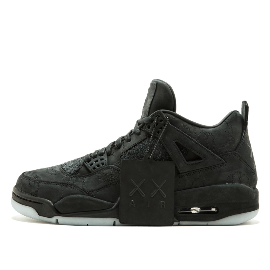 x Kaws Nike AJ IV 4 Retro Black Klekt