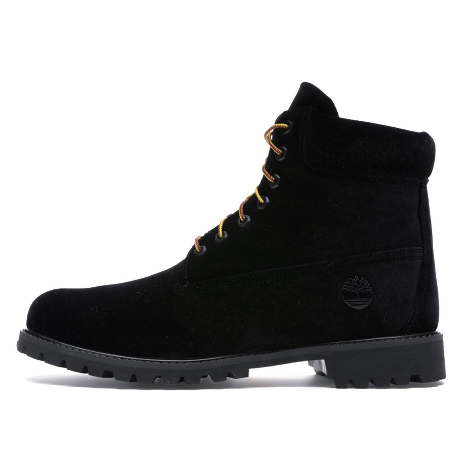 x Off White 6-Inch Boot Black Velvet Klekt