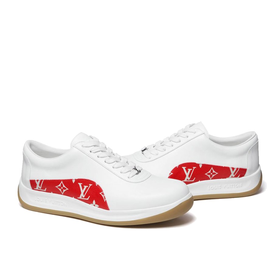 x Supreme Sport Monogram LV Sneaker White Red (FW17) Klekt
