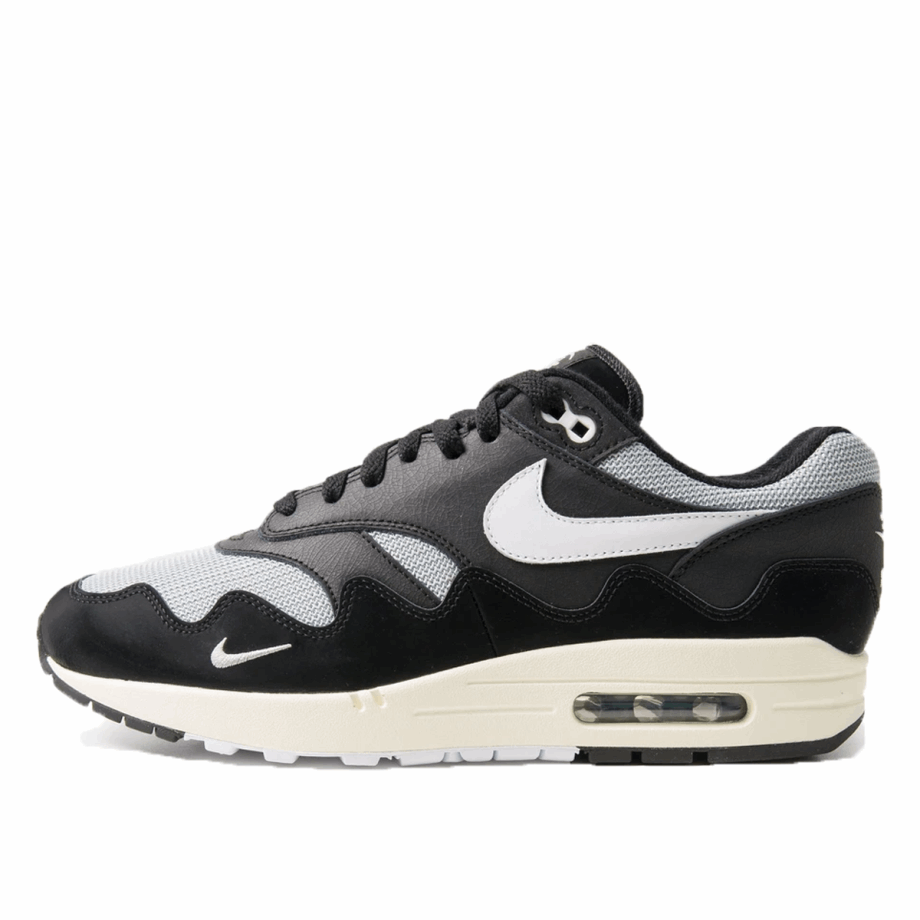 x Patta Air Max 1 Waves Black White (With Bracelet) Klekt
