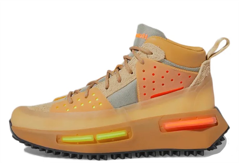 x Pharrell Hu NMD S1 RYAT Tan Volt Orange Klekt