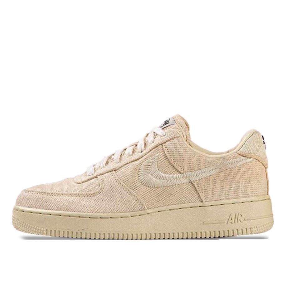 x Stussy Air Force 1 Low Fossil Klekt